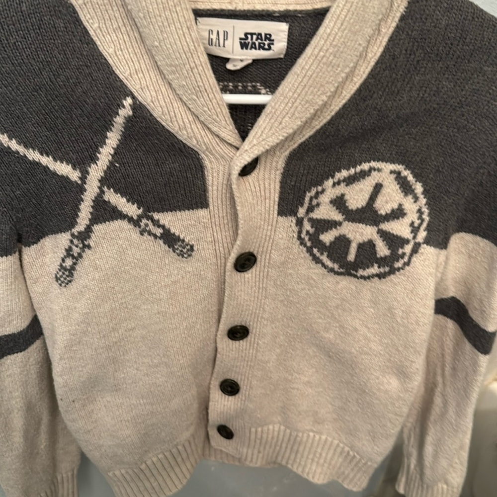 Boy Gap size medium Stars Wars Cardigan